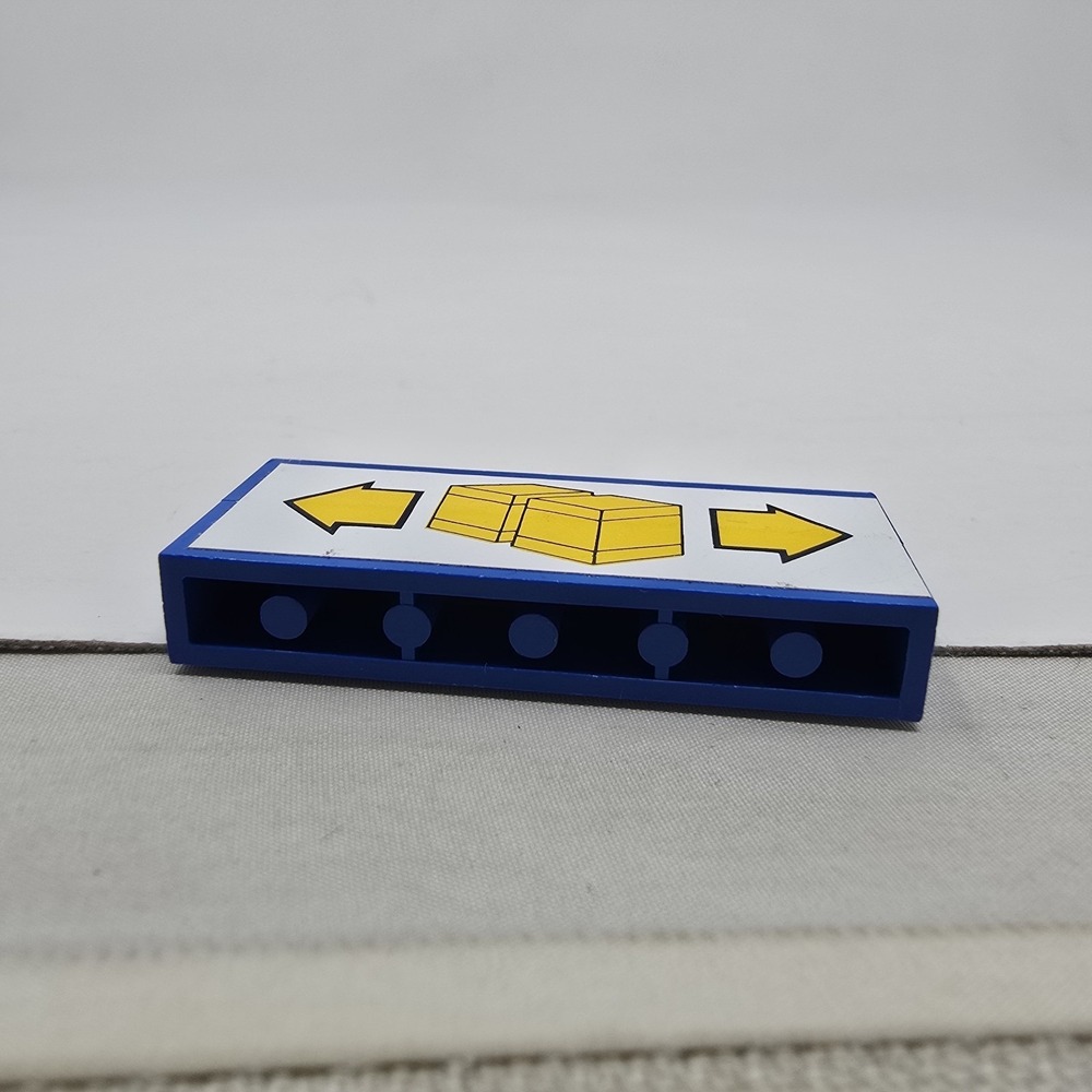 Lego Stickered Assembly 6x1x2 Boxes & Arrows Pattern (Sticker) 6377/6391 Vintage - Picture 4 of 4